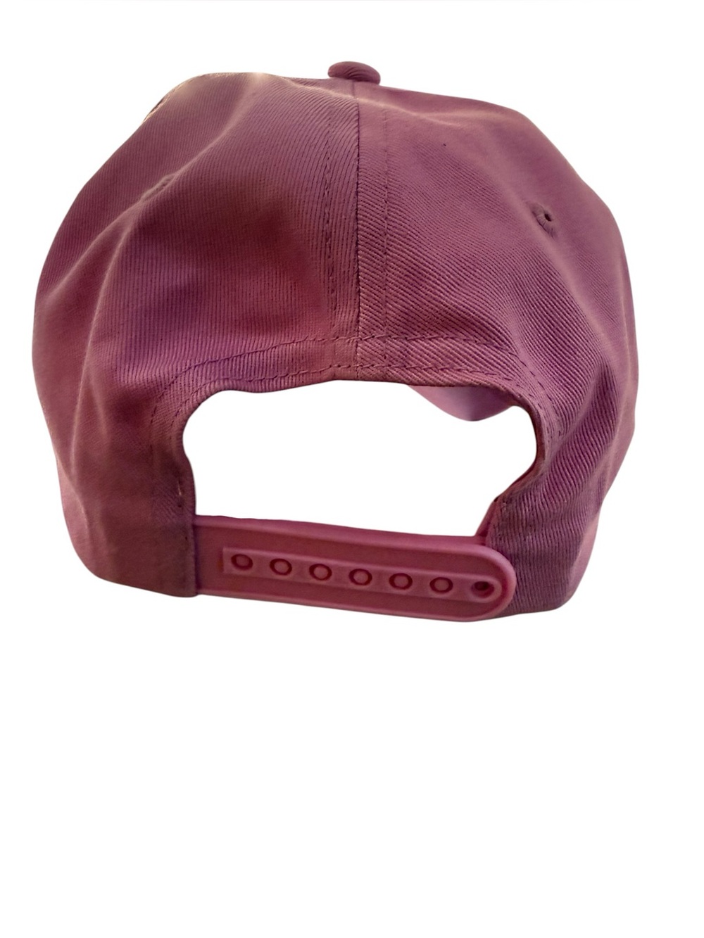 New Balance Pink Raspberry Baseball Cap Hat Gray Logo Adjustable SnapBack - Picture 6 of 8